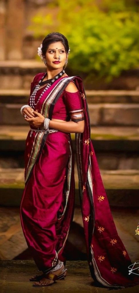 13 Navari Saree ideas | marathi bride, saree wedding, nauvari saree