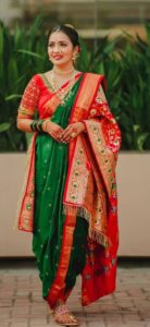 Marathi Red Saree