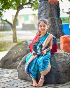 Marathi Child Girl In Village