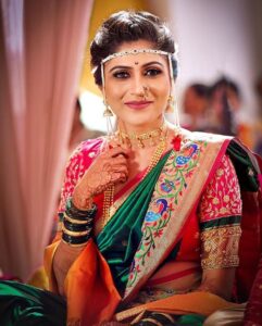 Marathi Girl in wedding shoot